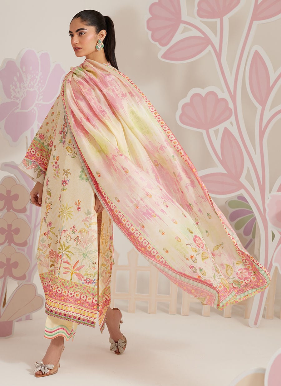 Zelara Shirt And Dupatta