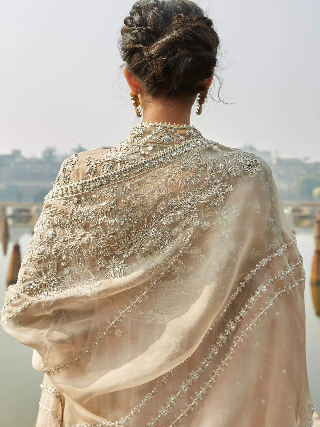 Nude Pink Angarkha