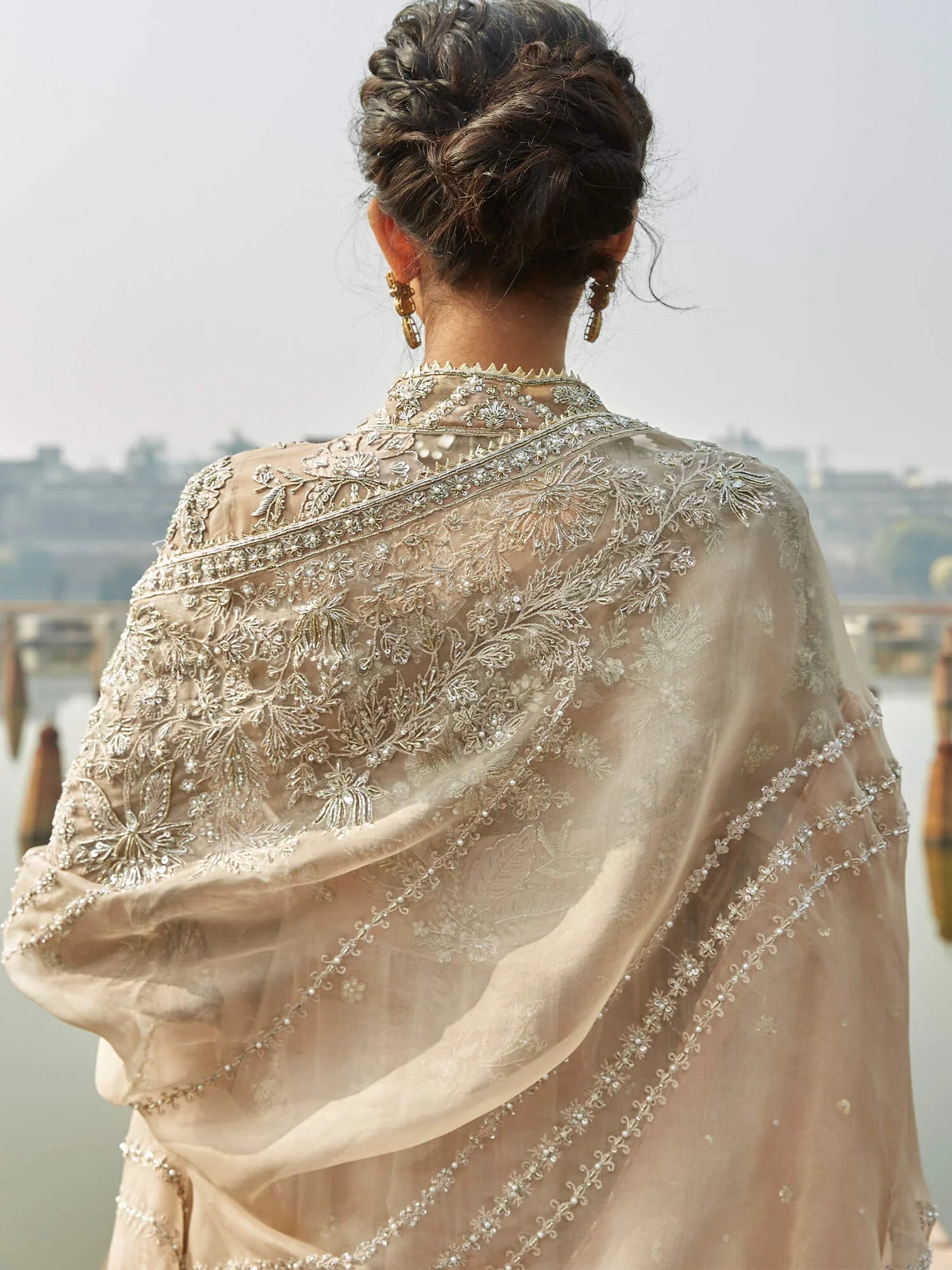 Nude Pink Angarkha