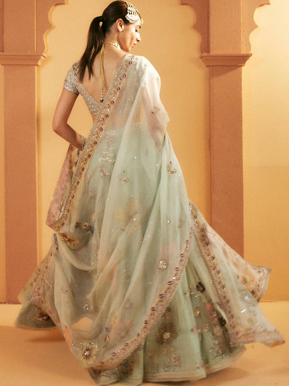 Aquamarine Lehenga