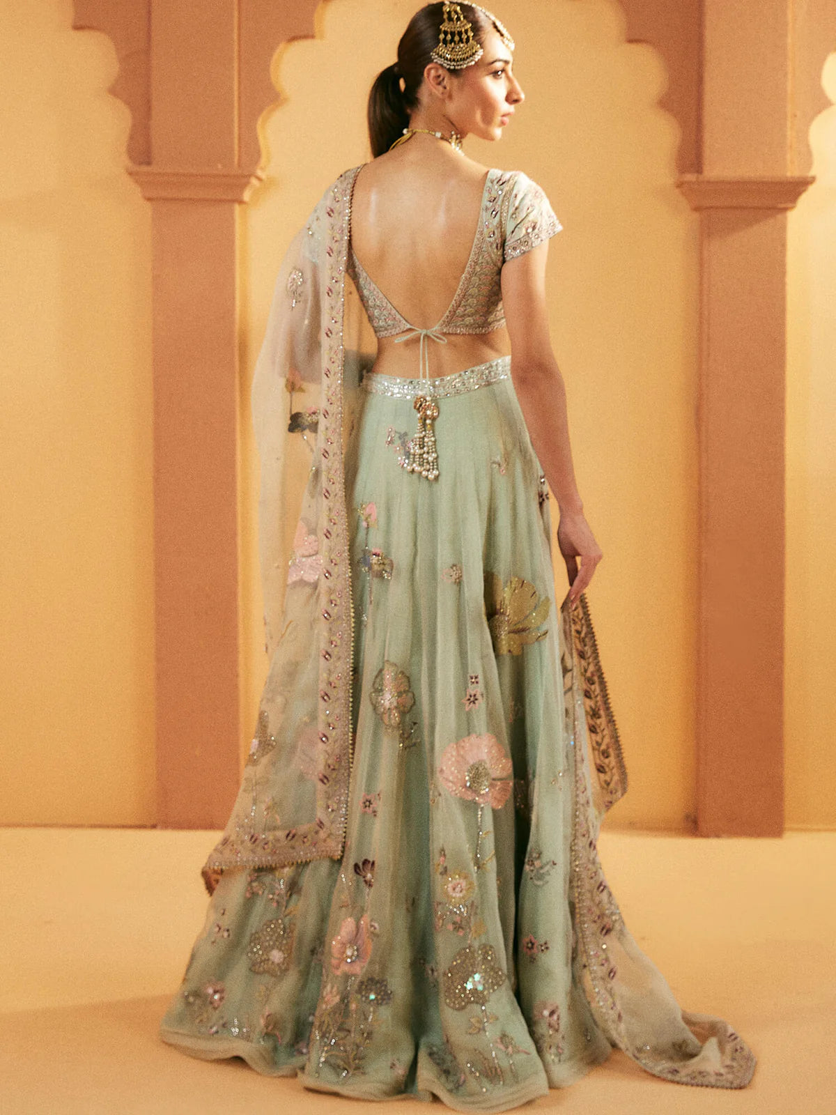 Aquamarine Lehenga