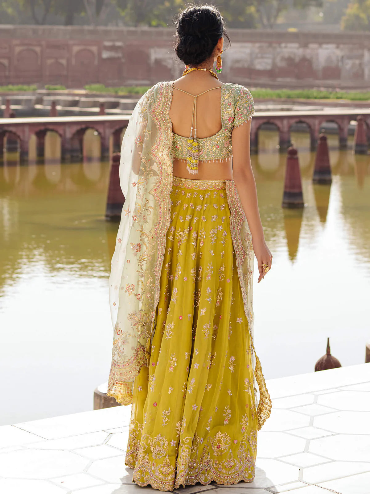 Lime Green Lehenga