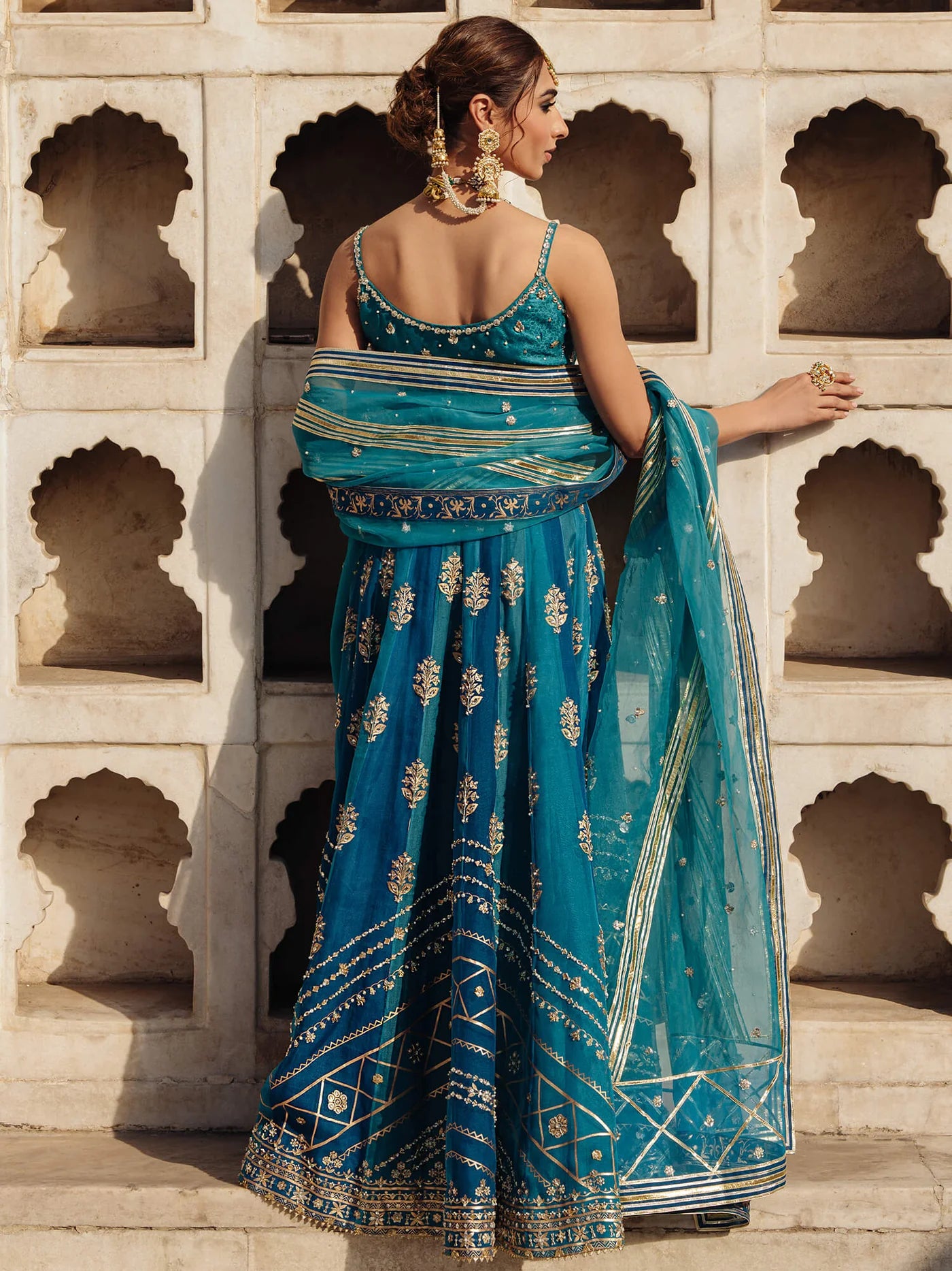 Turquoise Blue Lehenga